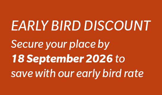 Early Bird discount
